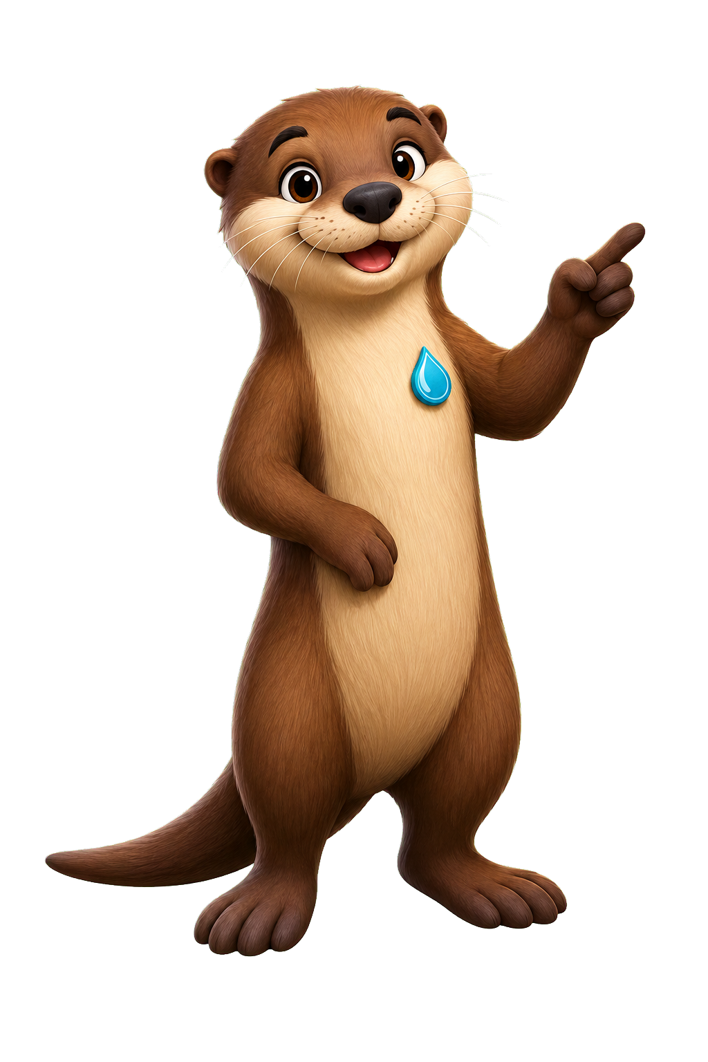 Ripple the river otter mascot